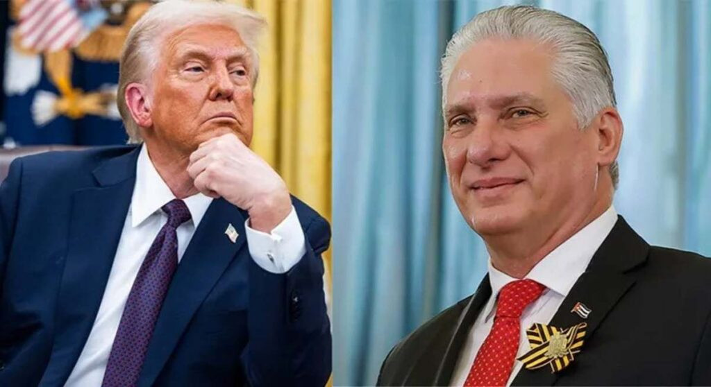 Trump insta a Cuba a llegar a un acuerdo "antes de que sea tarde" y advierte que "no habrá más petróleo ni dinero" de Venezuela trump advierte a cuba de que no recibira mas petroleo