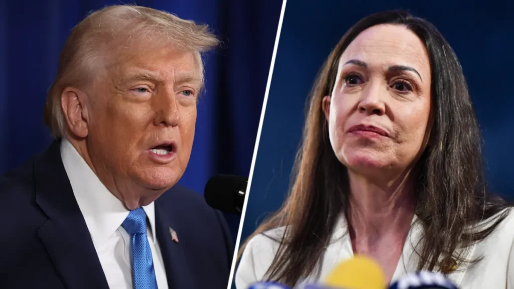 usa donald trump maria corina machado