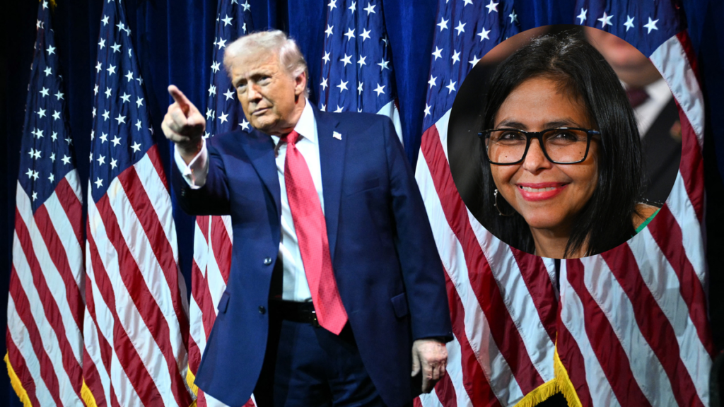 Trump y Delcy Rodríguez anuncian acuerdo petrolero histórico: EE.UU. controlará más del 20% de las reservas de Venezuela donald trump y delcy rodriguez 1200x675