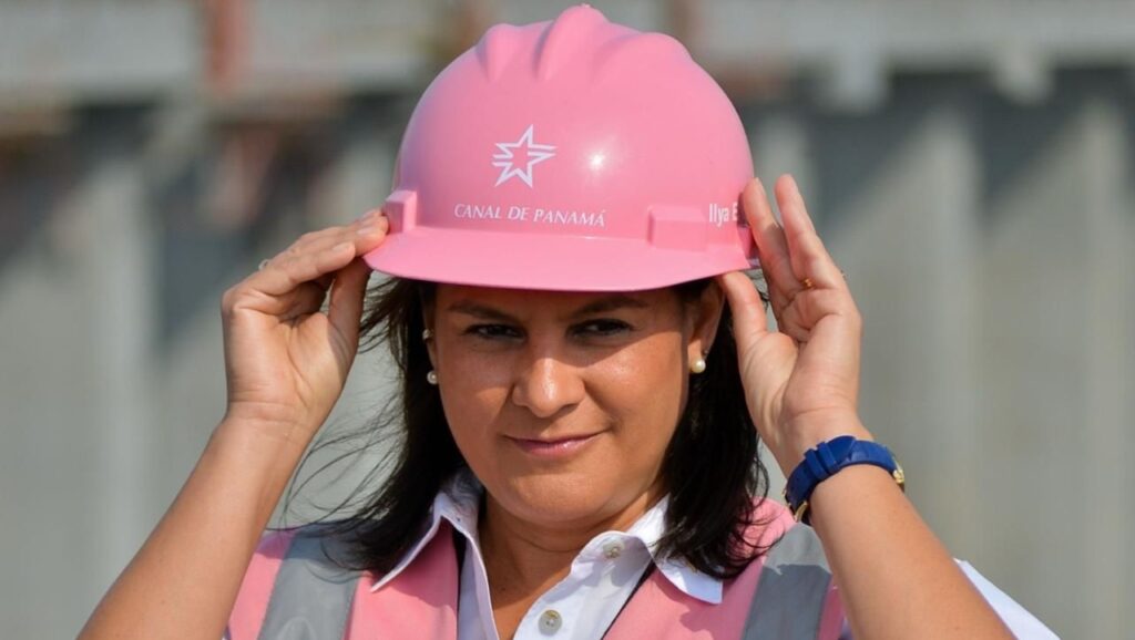 ilya marotta with pink hard helmet
