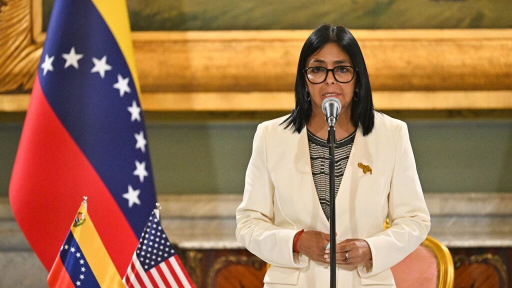 Delcy Rodríguez agradece a Trump el acercamiento con Venezuela y pide cerrar las trincheras políticas internas gettyimages 2292624418 1